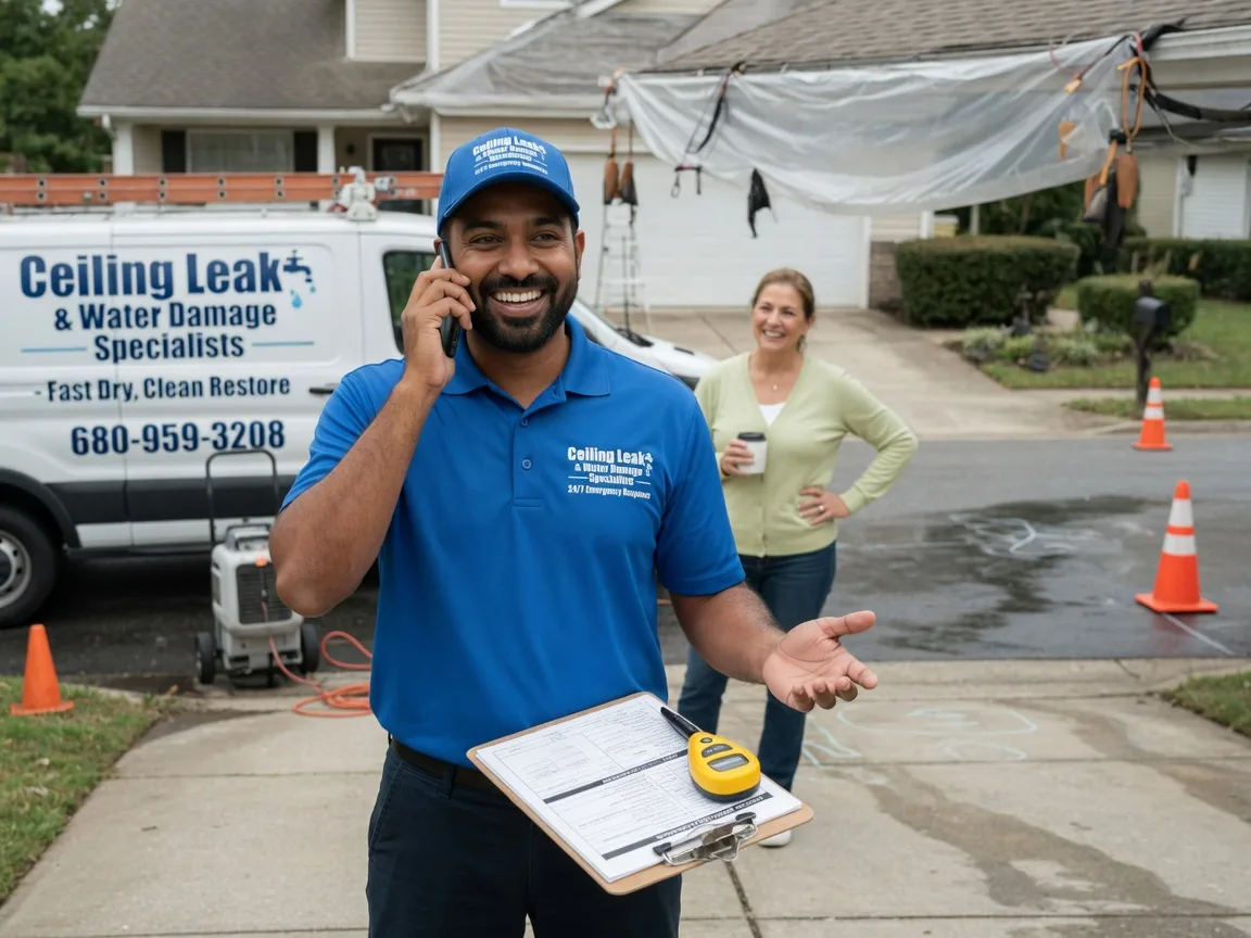 Ceiling Leak Cleanup Midland, TX FAQs